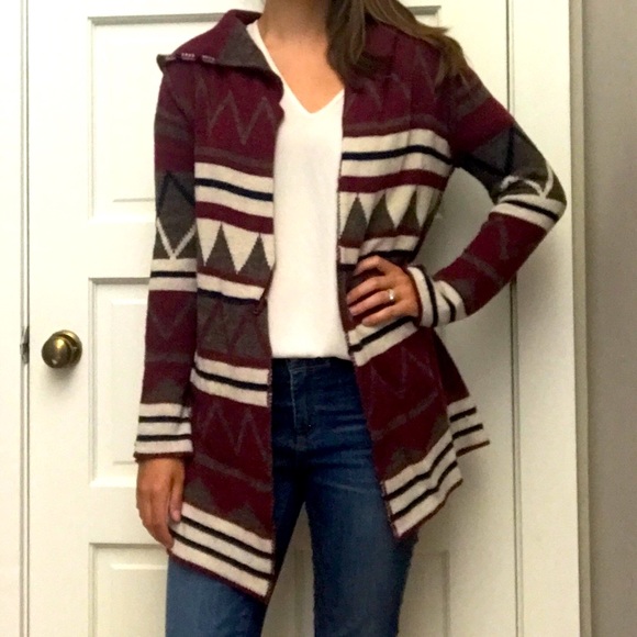 Aztec Sweater Hoodie - Picture 2 of 8